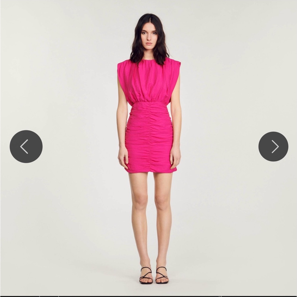 Sandro Fuchsia Mini Dress